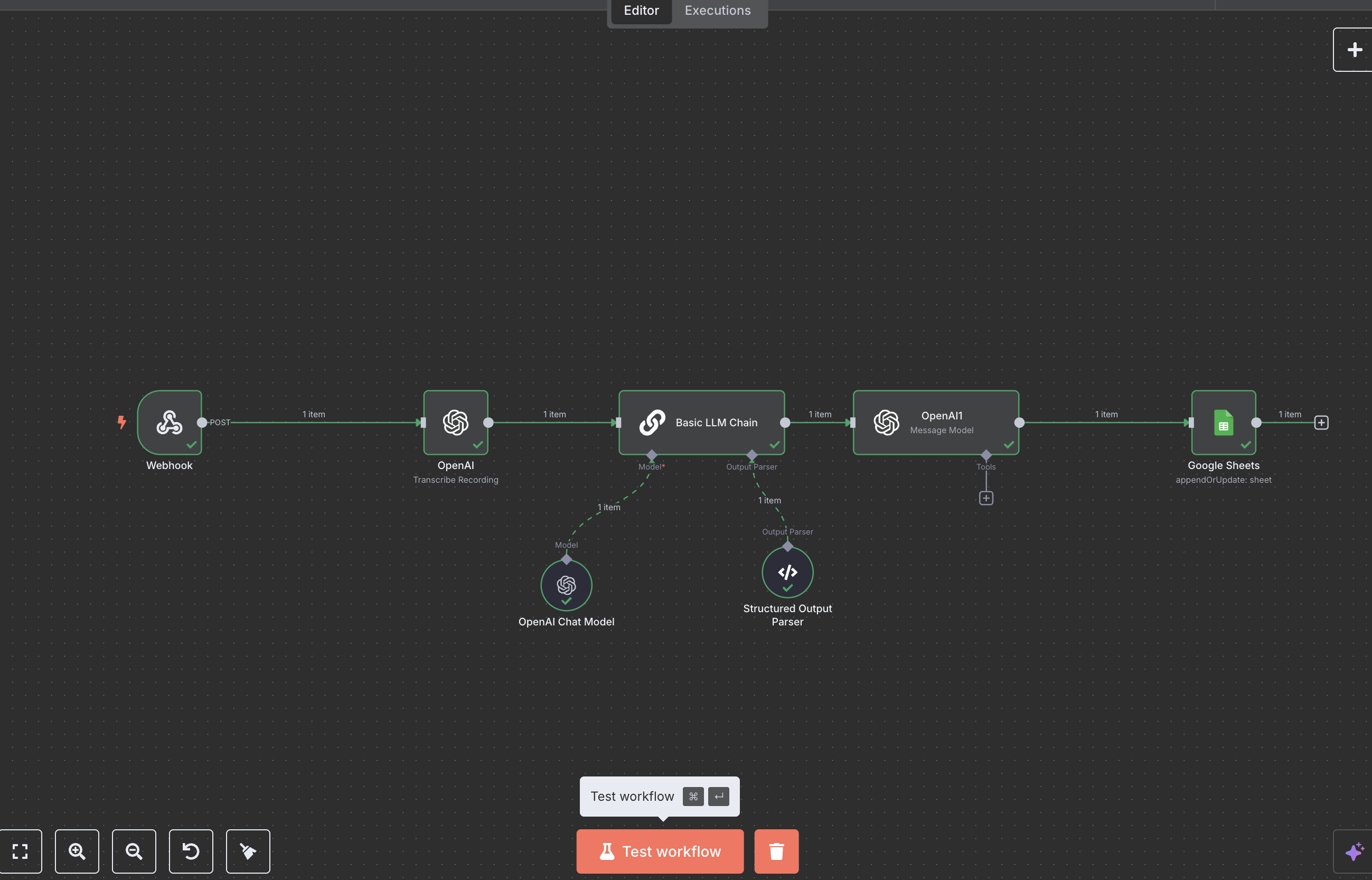 N8N Workflow Automation Diagram